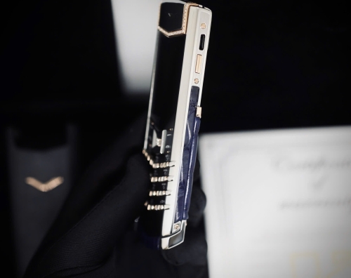 Vertu Signature S Slive Aligator Diamond